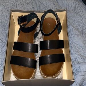 Black Women's Espadrille Sandals